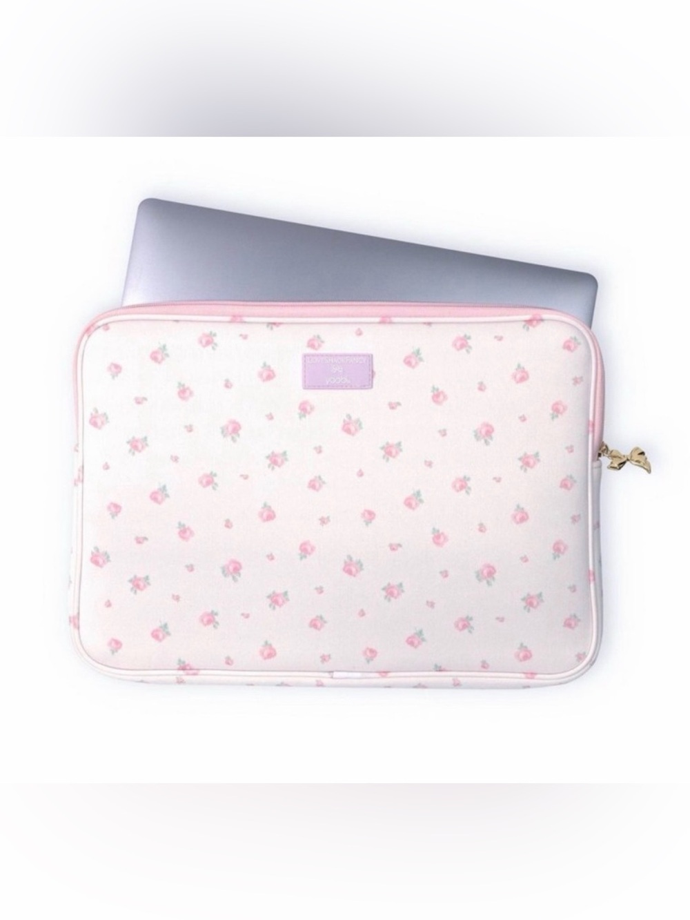 🎀Ships today! New LoveShackFancy Pink Floral Tablet & Laptop Sleeve x Yoobi